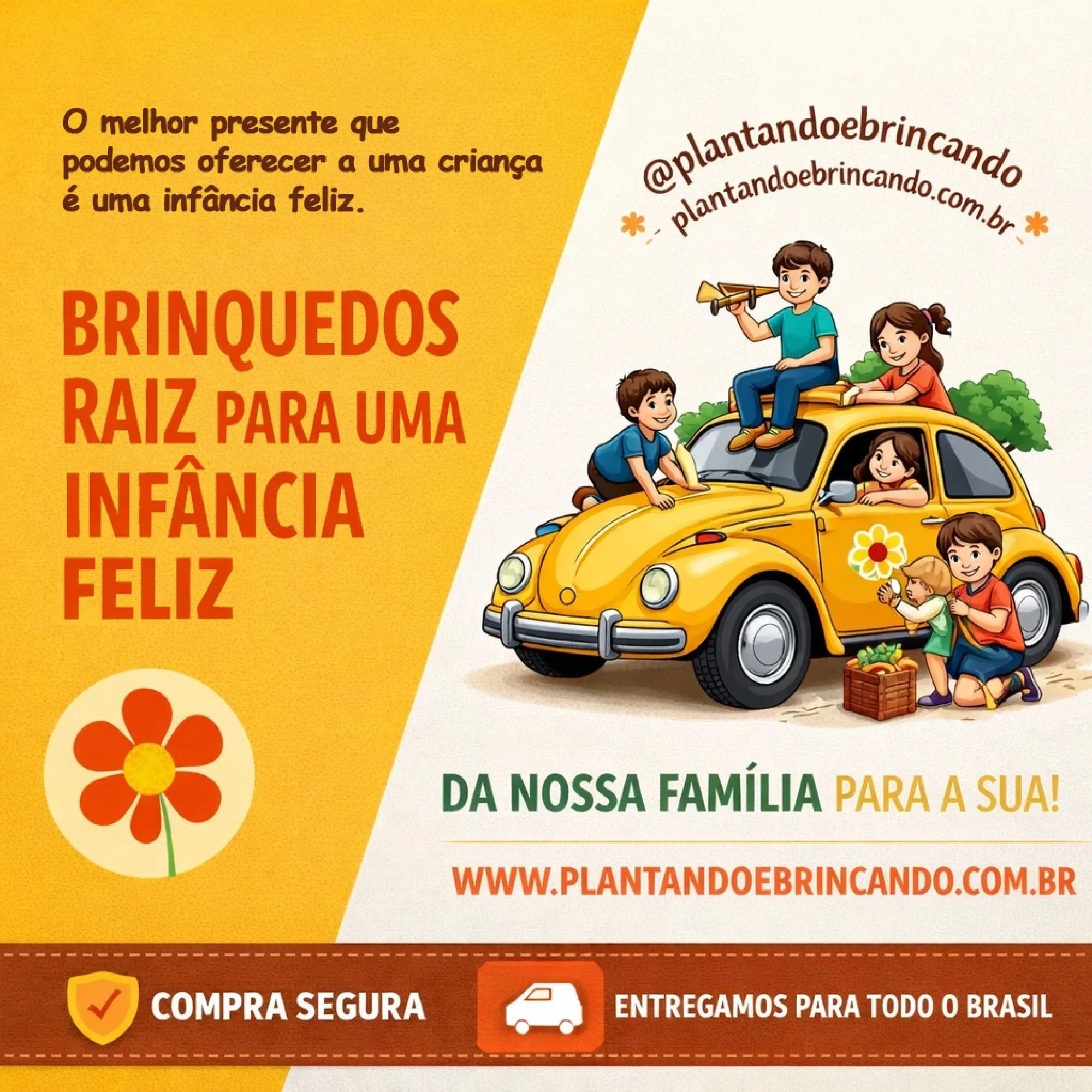Plantando e Brincando