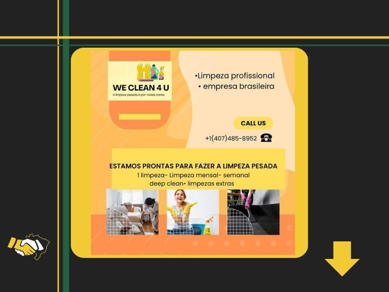 Logo de We Clean 4 U