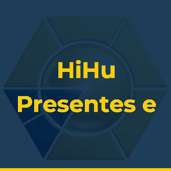 Logo de HiHu Presentes e Papelaria