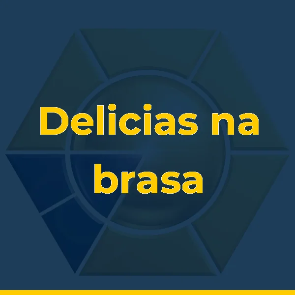 Logo de Delicias na brasa