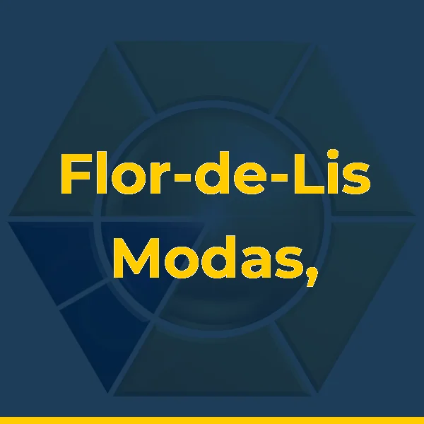 Logo de Flor-de-Lis Modas, Presentes e Linhas