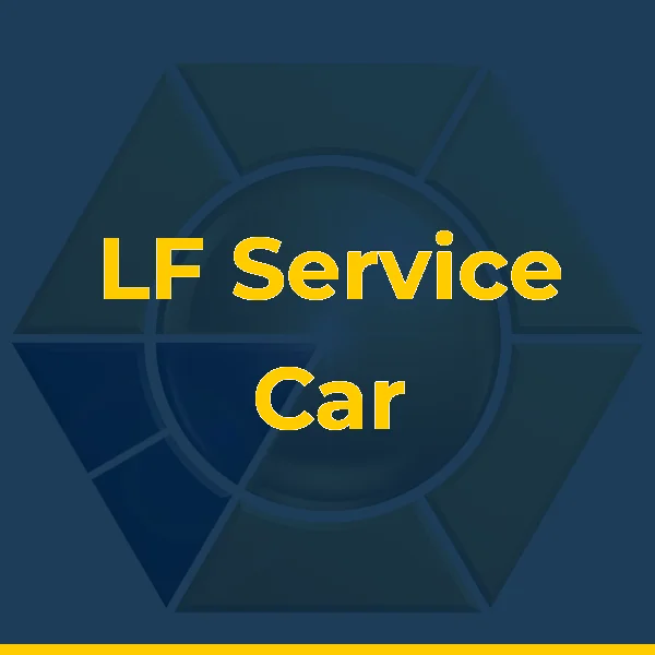 Logo de LF Service Car - Especializada Land Rover e Importados.