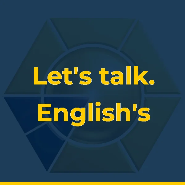 Logo de Let's talk. English's cool!