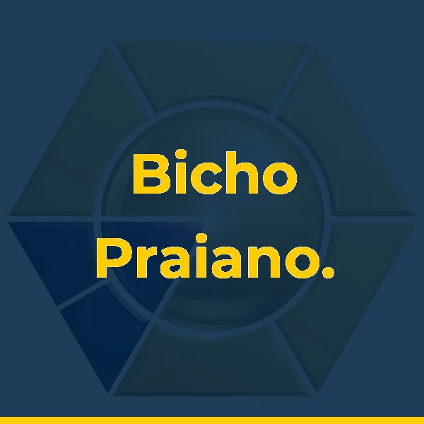 Logo de Bicho Praiano.