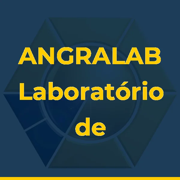 Logo de ANGRALAB Laboratório de análises Clínicas de Angra dos Reis.