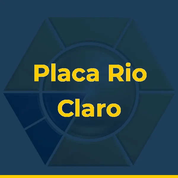 Logo de Placa Rio Claro