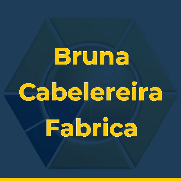 Logo de Bruna Cabelereira Fabrica de Loira, Liso e Brilho