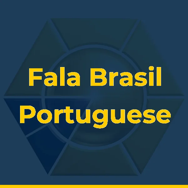 Logo de Fala Brasil Portuguese language school