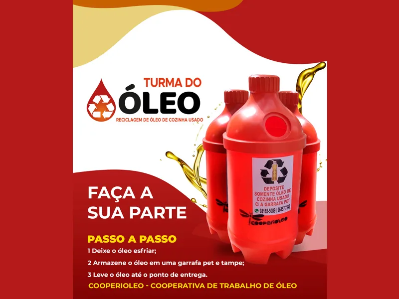 Turma do Óleo e SOS Vida Silvestre reforçam presença no Município de Cantagalo com novos pontos de coleta de óleo vegetal usado.