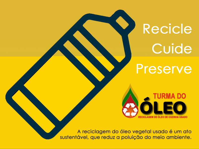 Turma do Óleo, Responsabilidade Ambiental, Reciclagem, Sustentabilidade, Óleo Vegetal Usado, Cooperativismo