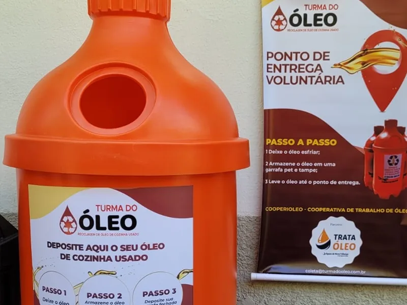 Águas de Nova Friburgo instala mais pontos de coleta de óleo de cozinha usado na cidade