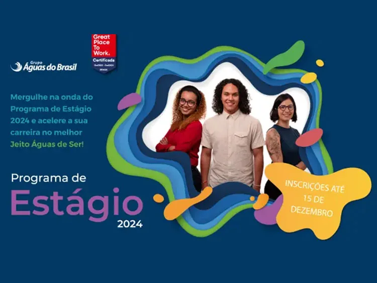 OPORTUNIDADE: Águas de Nova Friburgo tem inscrições abertas para o Programa de Estágio 2024