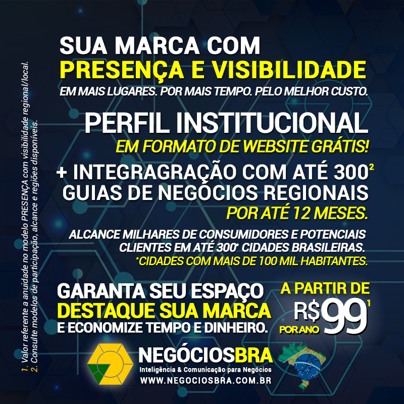 NegóciosBRA, NegóciosRio, Presença Digital, Visibilidade Digital, Cadastre-se, Melhor Investimento, Melhor Custo x Benefício, Empreendedor Regional, Micro Empreendedor, Empreendedor Autônomo, Profissional Liberal