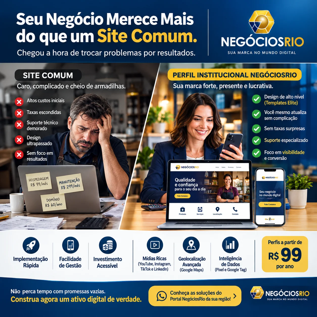 Seu negócio merece mais do que um site comum - Parte 1